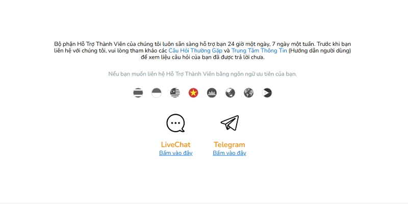 02 hình thức liên hệ đến BK8 nhanh và an toàn nhất
