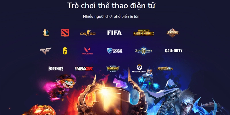 Các tựa game Esports đình đám của TF Gaming