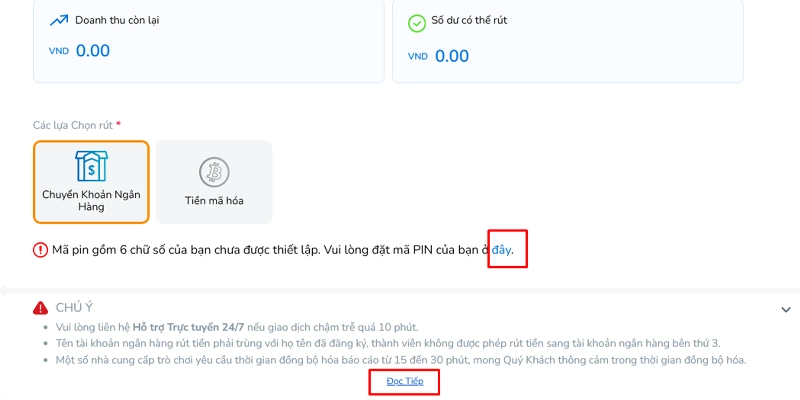 Hướng dẫn chi tiết 3 bước rút tiền bk8 về ngân hàng
