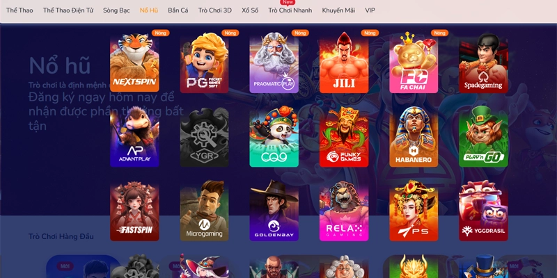 Kho game từ các nhà phát hành lớn