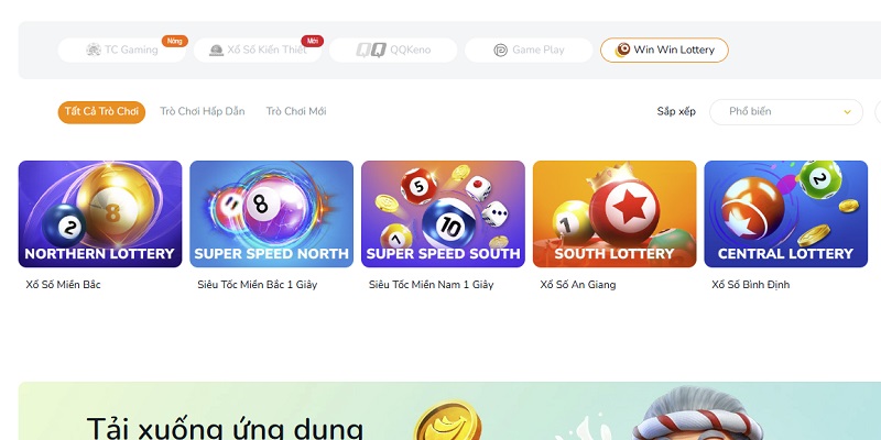 Win Win BK8: Sảnh Xổ Số dễ chơi, dễ trúng nhất năm 2026